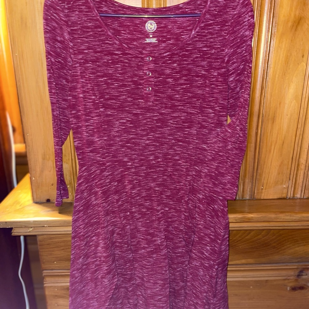 Quarter sleeve dress